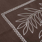 Τετράγωνο Τραπεζομάντηλο Αιγαίον Leaf 2102 Brown